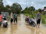 Hujan Berkepanjangan Akibatkan Air Sungai Meluap