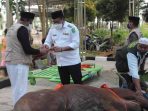 Kasmidi Sembelih Hewan Qurban Di Masjid Al Faroek