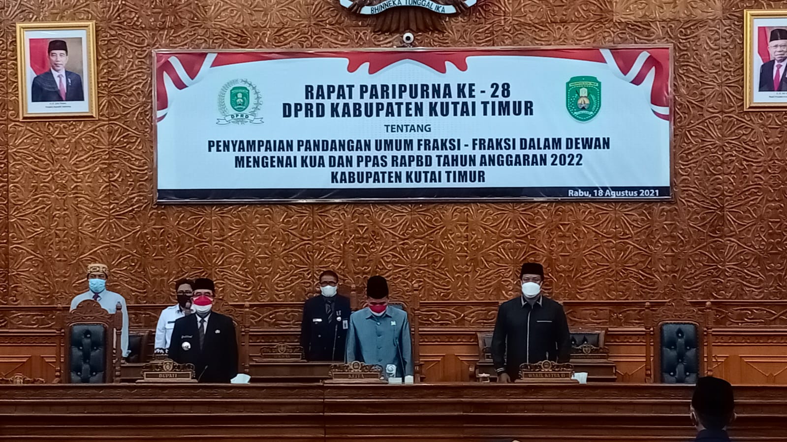 DPRD Kutim, Fraksi PDIP Meminta Pemerintah Untuk APBD 2022 tidak jauh dari realisasi APBD 2020