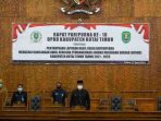 Paripurna ke 10 DPRD Kutim hasilkan 7 Poin